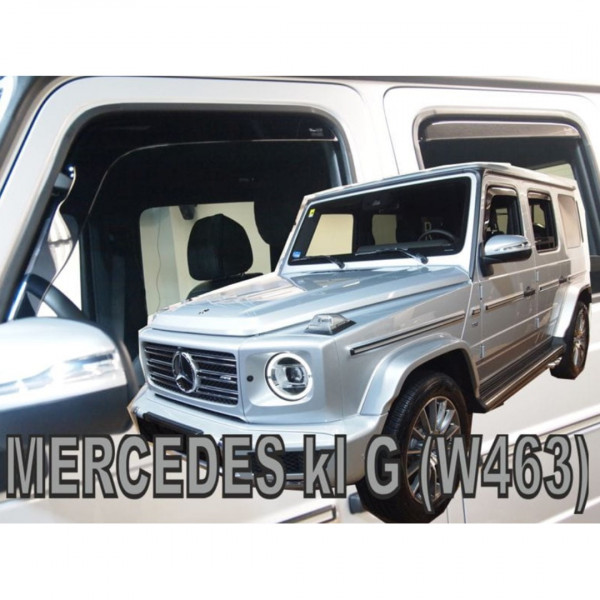 MERCEDES KLAS G W463 5D 2018+ ΣΕΤ ΑΝΕΜΟΘΡΑΥΣΤΕΣ ΑΥΤΟΚΙΝΗΤΟΥ ΑΠΟ ΕΥΚΑΜΠΤΟ ΦΙΜΕ ΠΛΑΣΤΙΚΟ HEKO - 4 ΤΕΜ.