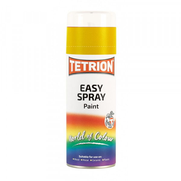 ΧΡΩΜΑ ΣΕ ΣΠΡΕΥ ΚΙΤΡΙΝΟ TETRION EASY SPRAY YELLOW ΠΟΛΛΑΠΛΩΝ ΧΡΗΣΕΩΝ 400ML