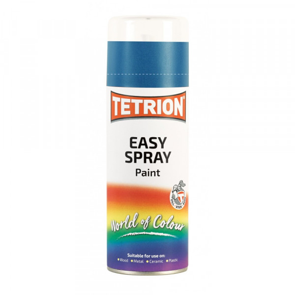 ΧΡΩΜΑ ΣΕ ΣΠΡΕΥ ΜΠΛΕ TETRION EASY SPRAY MID BLUE ΠΟΛΛΑΠΛΩΝ ΧΡΗΣΕΩΝ 400ML