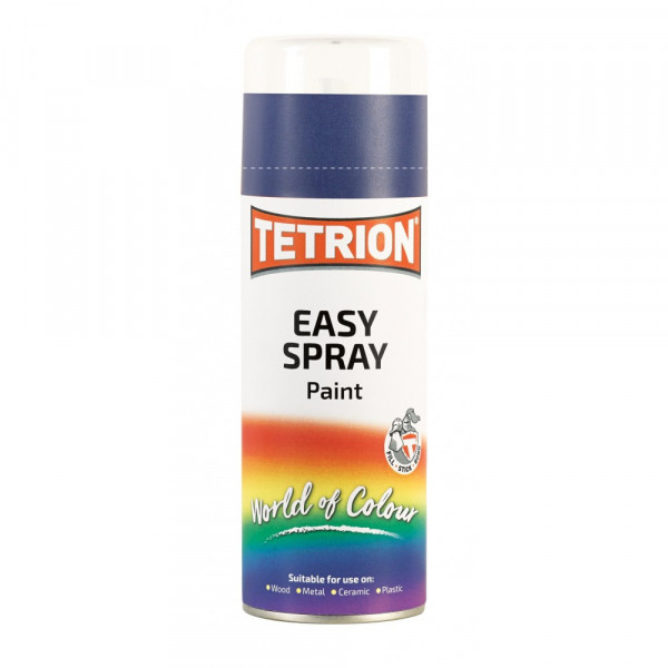 ΧΡΩΜΑ ΣΕ ΣΠΡΕΥ ΜΠΛΕ ΣΚΟΥΡΟ TETRION EASY SPRAY DARK BLUE ΠΟΛΛΑΠΛΩΝ ΧΡΗΣΕΩΝ 400ML