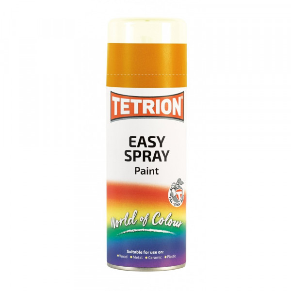 ΧΡΩΜΑ ΣΕ ΣΠΡΕΥ ΧΡΥΣΟ TETRION EASY SPRAY GOLD ΠΟΛΛΑΠΛΩΝ ΧΡΗΣΕΩΝ 400ML