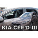 KIA CEED 5D HTB 2017+   ΣΕΤ ΑΝΕΜΟΘΡΑΥΣΤΕΣ ΑΥΤΟΚΙΝΗΤΟΥ ΑΠΟ ΕΥΚΑΜΠΤΟ ΦΙΜΕ ΠΛΑΣΤΙΚΟ HEKO - 4 ΤΕΜ.