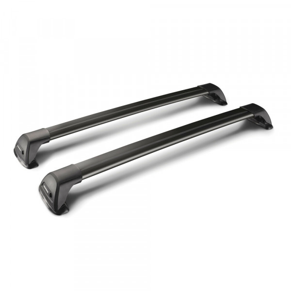 ΜΠΑΡΕΣ ΟΡΟΦΗΣ ΑΛΟΥΜΙΝΙΟΥ ΜΑΥΡΗ WHISPBAR FLUSH ΒΑR STANDARD  125 cm YAKIMA ΜΕ ΚΛΕΙΔΙ - 2 ΤΕΜ.