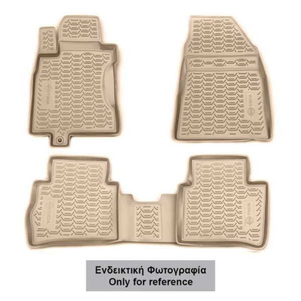 TOYOTA LC200 2015+ ΠΑΤ.ΜΑΡΚ.ΛΑΣΤΙΧΟ (ΜΠΕΖ) - 4 ΤΕΜ.