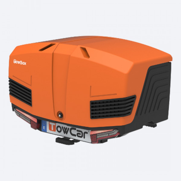 ΜΠΑΓΚΑΖΙΕΡΑ ΚΟΤΣΑΔΟΡΟΥ 400 LT TOWBOX V3 SPORT ORANGE (ΠΟΡΤΟΚΑΛΙ) ΜΕ LED ΦΑΝΑΡΙΑ