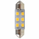 ΛΑΜΠΑΚΙΑ ΠΛΑΦΟΝΙΕΡΑΣ C5W 12V SV8.5 36mm 0,5W 6xSMD2835 LED OSRAM ΛΕΥΚΟ  BLISTER 2ΤΕΜ. M-TECH