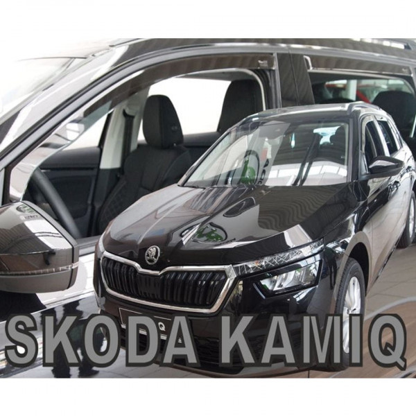 SKODA KAMIQ 5D 2019+ ΣΕΤ ΑΝΕΜΟΘΡΑΥΣΤΕΣ ΑΥΤΟΚΙΝΗΤΟΥ ΑΠΟ ΕΥΚΑΜΠΤΟ ΦΙΜΕ ΠΛΑΣΤΙΚΟ HEKO - 4 ΤΕΜ.