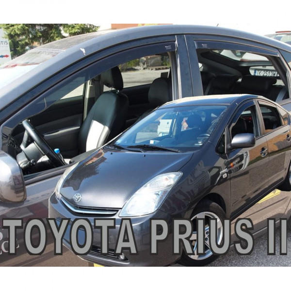 TOYOTA PRIUS 2003-2009 ΣΕΤ ΑΝΕΜΟΘΡΑΥΣΤΕΣ ΑΥΤΟΚΙΝΗΤΟΥ ΑΠΟ ΕΥΚΑΜΠΤΟ ΦΙΜΕ ΠΛΑΣΤΙΚΟ HEKO - 4 ΤΕΜ.