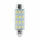 ΛΑΜΠΑΚΙΑ ΠΛΑΦΟΝΙΕΡΑΣ C5W/C10W 12V SV8.5 41mm 1,5W 12xSMD2835 LED OSRAM ΜΠΛΕ  BLISTER 2ΤΕΜ. M-TECH