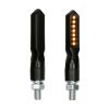 ΦΛΑΣ ΜΟΤΟ PIERCER SQ 12V ΜΑΥΡΑ SMD LED 75x15mm 2ΤΕΜ.