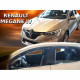 RENAULT MEGANE 5D 2016+ ΣΕΤ ΑΝΕΜΟΘΡΑΥΣΤΕΣ ΑΥΤΟΚΙΝΗΤΟΥ ΑΠΟ ΕΥΚΑΜΠΤΟ ΦΙΜΕ ΠΛΑΣΤΙΚΟ HEKO - 4 ΤΕΜ.