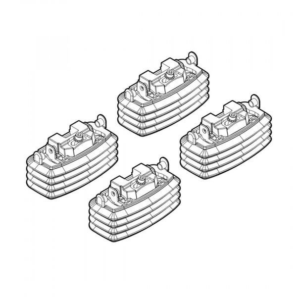 CITROEN C4 COUPE/5D KIT ΑΚΡΑ (ΠΟΔΙΑ) ΓΙΑ ΜΠΑΡΕΣ NORDRIVE