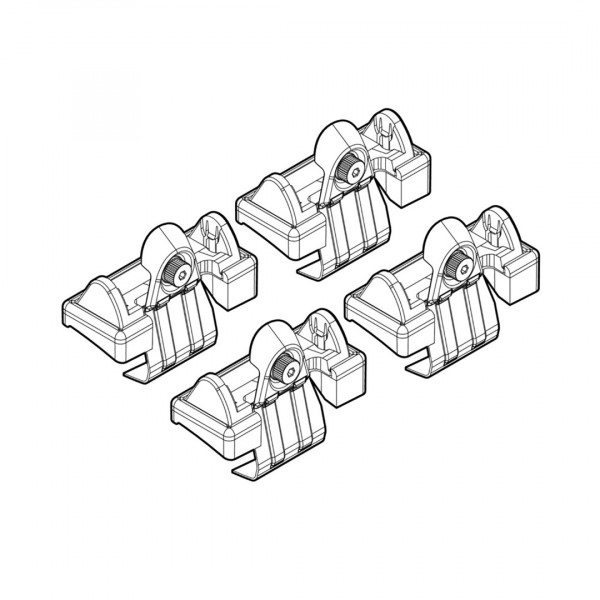 SKODA OCTAVIA 5 09/04+ KIT ΑΚΡΑ (ΠΟΔΙΑ) ΓΙΑ ΜΠΑΡΕΣ NORDRIVE