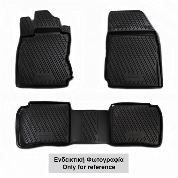 FORD RANGER 2007-2011 ΠΑΤ.ΜΑΡΚ.ΛΑΣΤΙΧΟ ΣΚΑΦΑΚΙΑ (ΜΑΥΡΟ) 4ΤΕΜ.