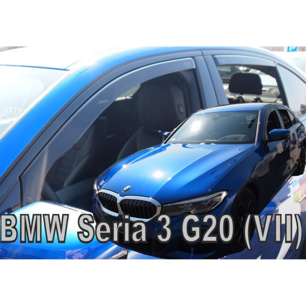 BMW 3 G20/G21 4D/5D 2019+ ΣΕΤ ΑΝΕΜΟΘΡΑΥΣΤΕΣ ΑΥΤΟΚΙΝΗΤΟΥ ΑΠΟ ΕΥΚΑΜΠΤΟ ΦΙΜΕ ΠΛΑΣΤΙΚΟ HEKO - 4 ΤΕΜ.