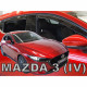 MAZDA 3 5D HB 2019+ ΣΕΤ ΑΝΕΜΟΘΡΑΥΣΤΕΣ ΑΥΤΟΚΙΝΗΤΟΥ ΑΠΟ ΕΥΚΑΜΠΤΟ ΦΙΜΕ ΠΛΑΣΤΙΚΟ HEKO - 4 ΤΕΜ.