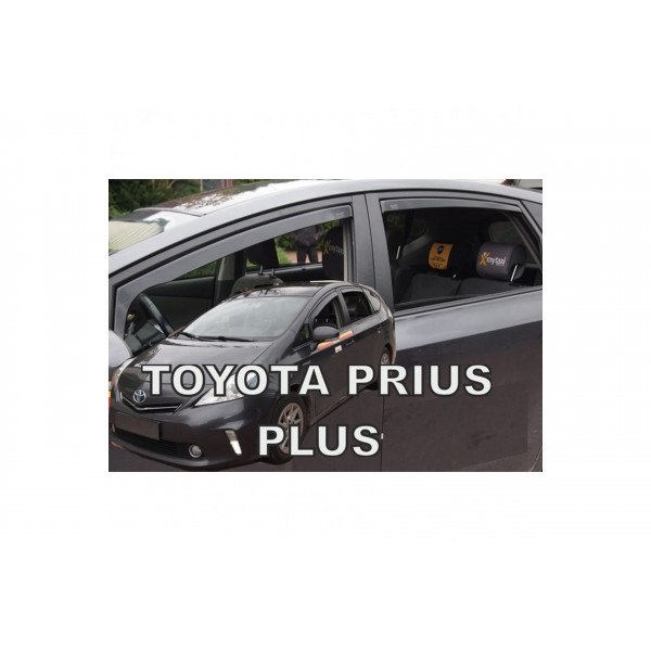 TOYOTA PRIUS PLUS 5D 2011+ ΣΕΤ ΑΝΕΜΟΘΡΑΥΣΤΕΣ ΑΥΤΟΚΙΝΗΤΟΥ ΑΠΟ ΕΥΚΑΜΠΤΟ ΦΙΜΕ ΠΛΑΣΤΙΚΟ HEKO - 4 ΤΕΜ.