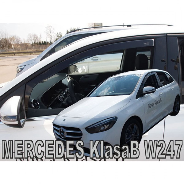 MERCEDES B-KLAS W247 5D 2019+ ΖΕΥΓΑΡΙ ΑΝΕΜΟΘΡΑΥΣΤΕΣ ΑΠΟ ΕΥΚΑΜΠΤΟ ΦΙΜΕ ΠΛΑΣΤΙΚΟ HEKO - 2 ΤΕΜ.