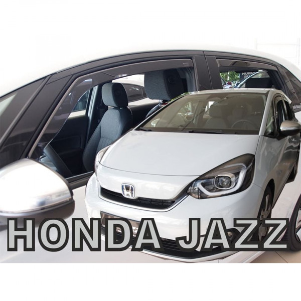 HONDA JAZZ 5D 2019+ ΣΕΤ ΑΝΕΜΟΘΡΑΥΣΤΕΣ ΑΥΤΟΚΙΝΗΤΟΥ ΑΠΟ ΕΥΚΑΜΠΤΟ ΦΙΜΕ ΠΛΑΣΤΙΚΟ HEKO - 4 ΤΕΜ.