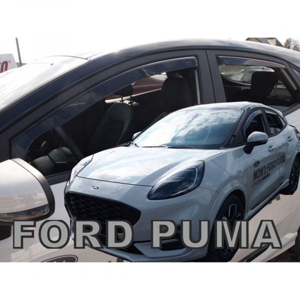 FORD PUMA 5D 2019+ ΣΕΤ ΑΝΕΜΟΘΡΑΥΣΤΕΣ ΑΥΤΟΚΙΝΗΤΟΥ ΑΠΟ ΕΥΚΑΜΠΤΟ ΦΙΜΕ ΠΛΑΣΤΙΚΟ HEKO - 4 ΤΕΜ.