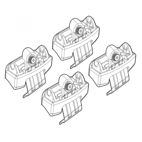 TOYOTA RAV 4 03/13+ KIT ΑΚΡΑ (ΠΟΔΙΑ) ΓΙΑ ΜΠΑΡΕΣ NORDRIVE