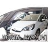 HONDA JAZZ 5D 2019+ ΖΕΥΓΑΡΙ ΑΝΕΜΟΘΡΑΥΣΤΕΣ ΑΠΟ ΕΥΚΑΜΠΤΟ ΦΙΜΕ ΠΛΑΣΤΙΚΟ HEKO - 2 ΤΕΜ.