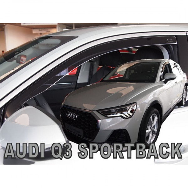 AUDI Q3 5D SPORTBACK 2020+ ΖΕΥΓΑΡΙ ΑΝΕΜΟΘΡΑΥΣΤΕΣ ΑΠΟ ΕΥΚΑΜΠΤΟ ΦΙΜΕ ΠΛΑΣΤΙΚΟ HEKO - 2 ΤΕΜ.