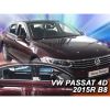 VW PASSAT 4D 2014+ ΣΕΤ ΑΝΕΜΟΘΡΑΥΣΤΕΣ ΑΥΤΟΚΙΝΗΤΟΥ ΑΠΟ ΕΥΚΑΜΠΤΟ ΦΙΜΕ ΠΛΑΣΤΙΚΟ HEKO - 4 ΤΕΜ.