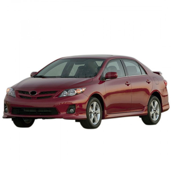 TOYOTA COROLLA SEDAN 2007-2013 TRIM ΠΑΡΑΘΥΡΩΝ ΑΝΟΞΕΙΔΩΤΟ ΑΤΣΑΛΙ ΧΡΩΜΙΟ - 4 ΤΕΜ.