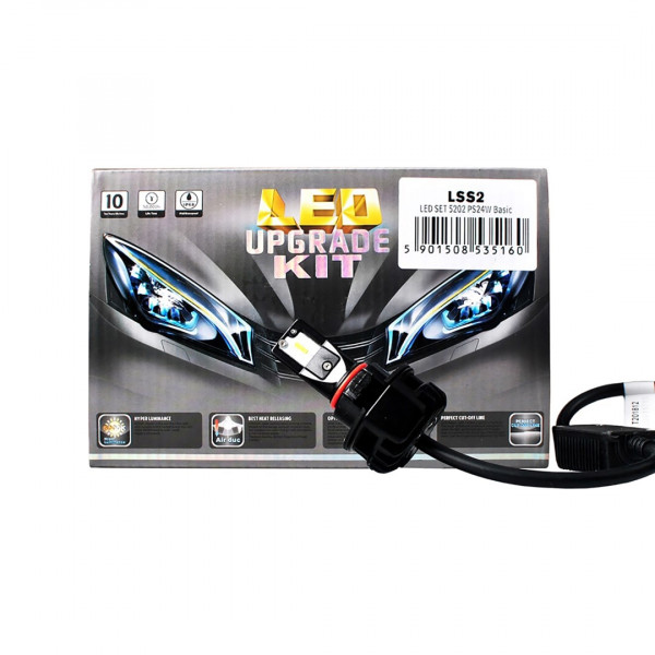 H3 12/24V 16W 5.700K LED KIT BASIC EPISTAR 2ΤΕΜ. (ΜΕ ΑΝΕΜΙΣΤΗΡΑΚΙ ή ΨΥΚΤΡΑ) M-TECH