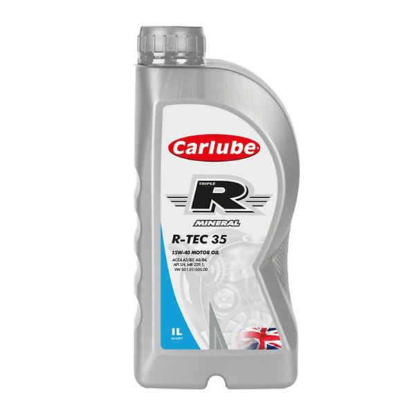 ΛΑΔΙ ΚΙΝΗΤΗΡΑ 15W-40 CARLUBE TRIPLE-R R-TEC 35 1LT - 1 ΤΕΜ.