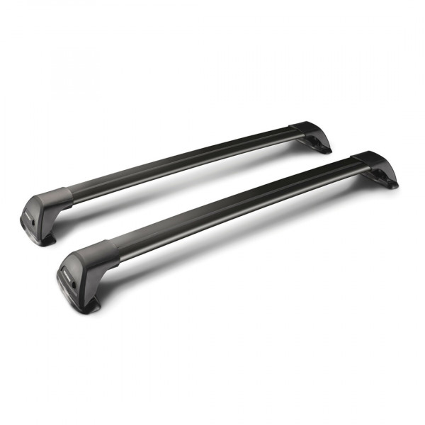 ΜΠΑΡΕΣ ΟΡΟΦΗΣ ΑΛΟΥΜΙΝΙΟΥ ΜΑΥΡΗ WHISPBAR FLUSH BAR STANDARD 115cm ΜΕ ΚΛΕΙΔΙ - 2 TEM.