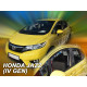 HONDA JAZZ IV 5D 2013+   ΣΕΤ ΑΝΕΜΟΘΡΑΥΣΤΕΣ ΑΥΤΟΚΙΝΗΤΟΥ ΑΠΟ ΕΥΚΑΜΠΤΟ ΦΙΜΕ ΠΛΑΣΤΙΚΟ HEKO - 4 ΤΕΜ.