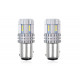 P21/5W BAY15d 12/24V 22 LED SMD ULTRABRIGHT 3020 CANBUS ΛΕΥΚΟ 2ΤΕΜ.