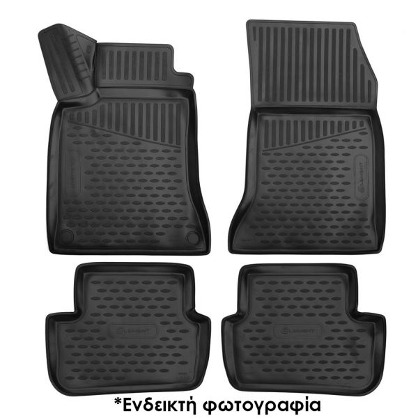 TOYOTA IQ 01/2009+ ΜΑΡΚΕ ΠΑΤΑΚΙΑ ΣΕ ΣΚΑΦΗ NOVLINE (ΜΑΥΡΑ) - 4 ΤΕΜ.