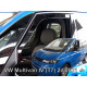 VW MULTIVAN T7 2D 2021+ ΖΕΥΓΑΡΙ ΑΝΕΜΟΘΡΑΥΣΤΕΣ ΑΠΟ ΕΥΚΑΜΠΤΟ ΦΙΜΕ ΠΛΑΣΤΙΚΟ HEKO - 2 ΤΕΜ.