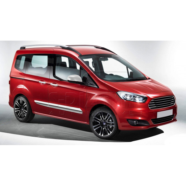 FORD COURIER 2014+  ΚΑΠΑΚΙΑ ΚΑΘΡΕΠΤΗ ΧΡΩΜΙΟ ​S-DIZAYN