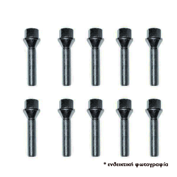 ΜΠΟΥΛΟΝΙΑ ΚΩΝΙΚΑ 12x1,50 40mm (17) ΜΑΥΡΑ SIMONI RACING - 10 TEM.