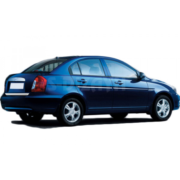 HYUNDAI ACCENT/ERA SEDAN 05-11 TRIM ΠΑΡΑΘΥΡΩΝ 4ΤΕΜ ΑΝΟΞ.ΑΤΣΑΛΙ ΧΡΩΜΙΟ