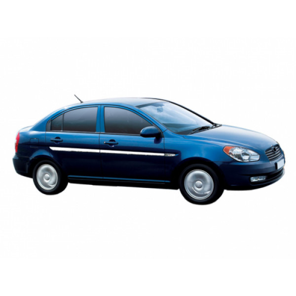 HYUNDAI ACCENT/ERA SD 2005-2011 ΔΙΑΚΟΣΜΗΤΙΚΗ ΦΑΣΑ ΠΟΡΤΑΣ ΧΡΩΜΙΟ 4ΤΕΜ.