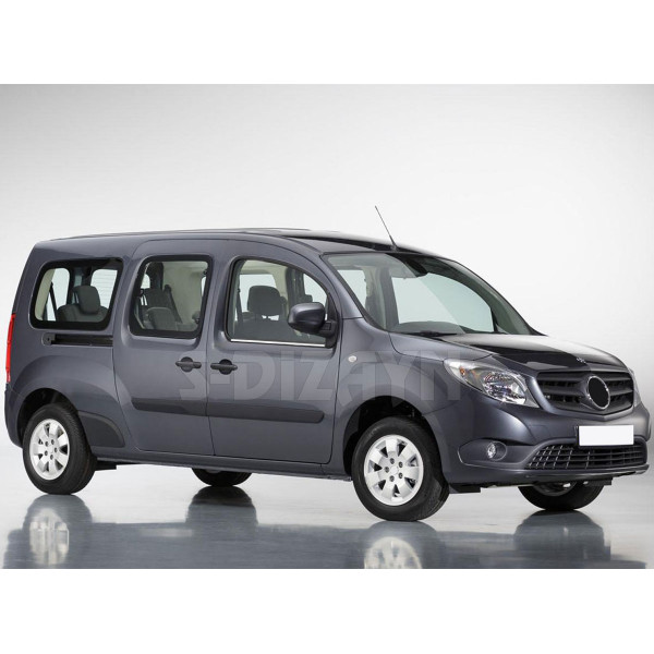 MERCEDES CITAN W415 2013+ TRIM ΠΑΡΑΘΥΡΩΝ 2ΤΕΜ ΑΝΟΞ.ΑΤΣΑΛΙ ΧΡΩΜΙΟ