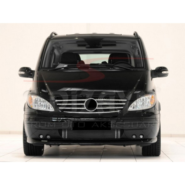 MERCEDES VIANO MPV 2004-2010 ΔΙΑΚΟΣΜΗΤΙΚΕΣ ΓΡΙΛΙΕΣ ΜΑΣΚΑΣ ΕΜΠΡΟΣ ΧΡΩΜΙΟΥ 7ΤΕΜ