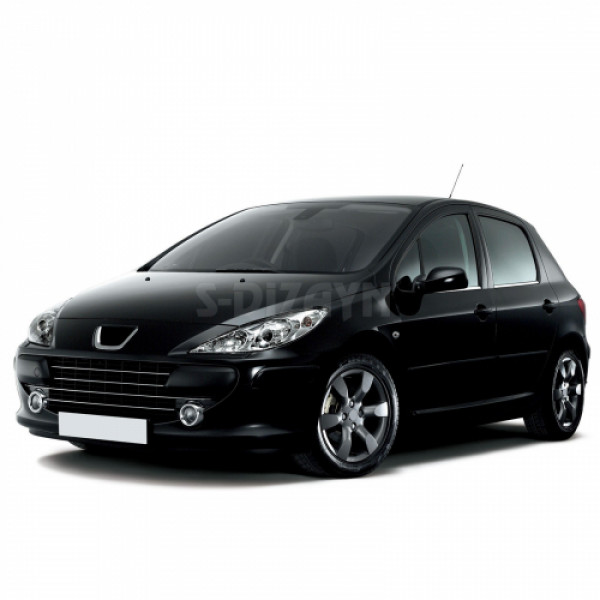 PEUGEOT 307 5D HB/SW 01-08 TRIM ΠΑΡΑΘΥΡΩΝ 4ΤΕΜ ΑΝΟΞ.ΑΤΣΑΛΙ ΧΡΩΜΙΟ