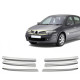 RENAULT MEGANE HB 5D/SD/SW 2004-2005 ΔΙΑΚΟΣΜΗΤΙΚΕΣ ΓΡΙΛΙΕΣ ΜΑΣΚΑΣ ΕΜΠΡΟΣ ΧΡΩΜΙΟΥ 6ΤΕΜ