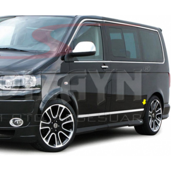 VW T6 TRANSPORTER 2015+ (ΜΑΚΡΙ ΣΑΣΙ) ΔΙΑΚΟΣΜΗΤΙΚΗ ΦΑΣΑ ΠΟΡΤΑΣ ΧΡΩΜΙΟ ΜΕΤΑΛΛΙΚΗ 7ΤΕΜ.