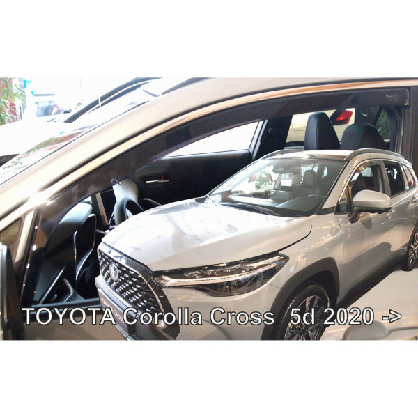 TOYOTA COROLLA CROSS 5D 2020+  ΖΕΥΓΑΡΙ ΑΝΕΜΟΘΡΑΥΣΤΕΣ ΑΠΟ ΕΥΚΑΜΠΤΟ ΦΙΜΕ ΠΛΑΣΤΙΚΟ HEKO - 2 ΤΕΜ.