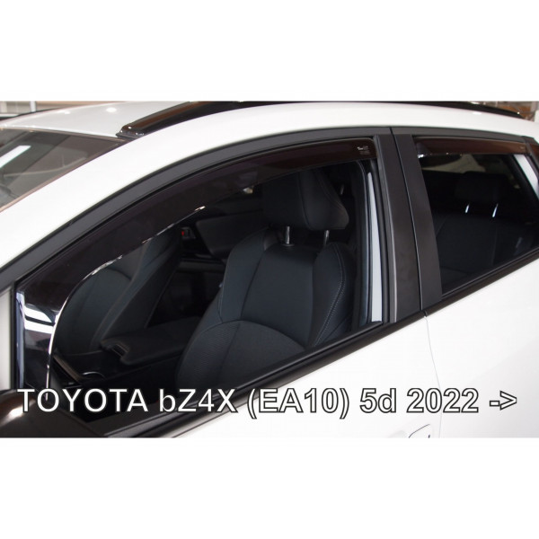 TOYOTA BZ4X (EA10) 5D 2022+ - ΑΝΕΜΟΘΡΑΥΣΤΕΣ ΣΕΤ ΑΥΤΟΚΙΝΗΤΟΥ ΑΠΟ ΕΥΚΑΜΠΤΟ ΦΙΜΕ ΠΛΑΣΤΙΚΟ HEKO - 4 ΤΕΜ.