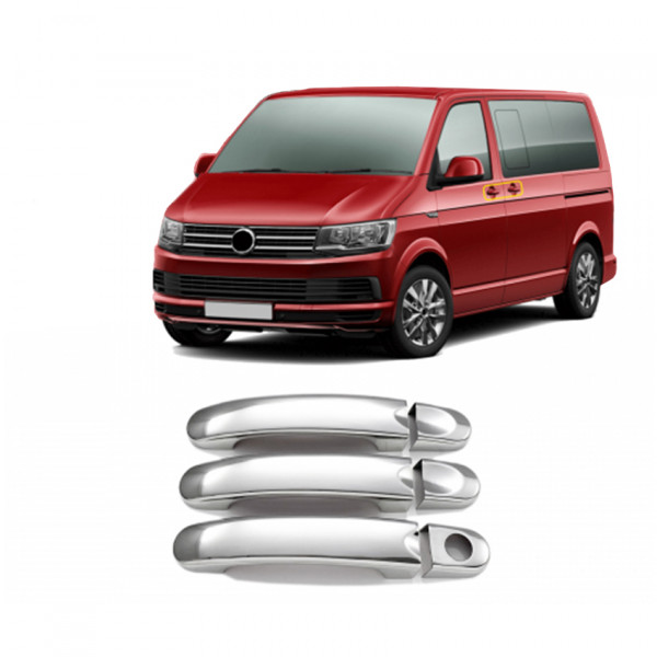 VW T6 TRANSPORTER VAN 2015+ 3 ΠΟΡΤΕΣ ΧΕΡΟΥΛΙΑ ΠΟΡΤΑΣ ΧΡΩΜΙΟ ΜΕΤΑΛΛΙΚΑ