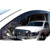 NISSAN TITAN 4D 2015+ ΖΕΥΓΑΡΙ ΑΝΕΜΟΘΡΑΥΣΤΕΣ ΑΠΟ ΕΥΚΑΜΠΤΟ ΦΙΜΕ ΠΛΑΣΤΙΚΟ HEKO - 2 ΤΕΜ.