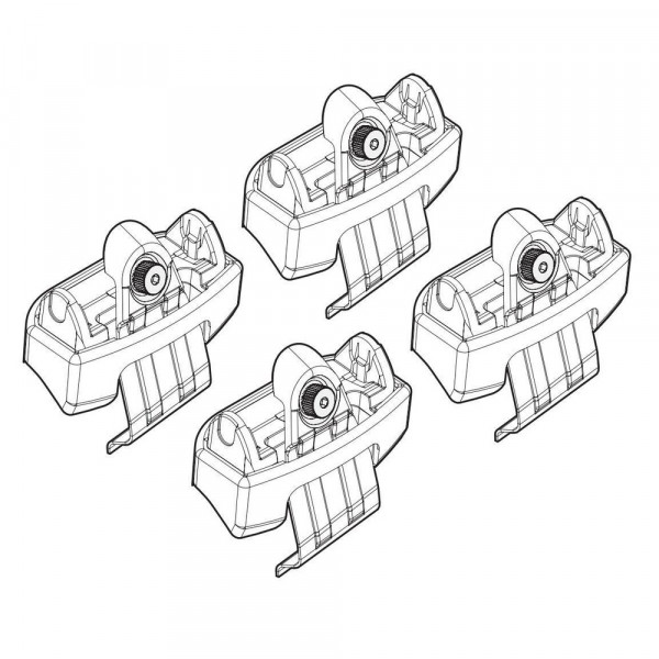 OPEL ASTRA L 5D 12/2021+ /PEUGEOT 305 5D/SW 08/2021+ ΑΚΡΑ ΓΙΑ ΜΠΑΡΕΣ NORDRIVE - 4ΤΕΜ.